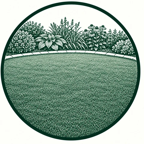 Lawn care illustration